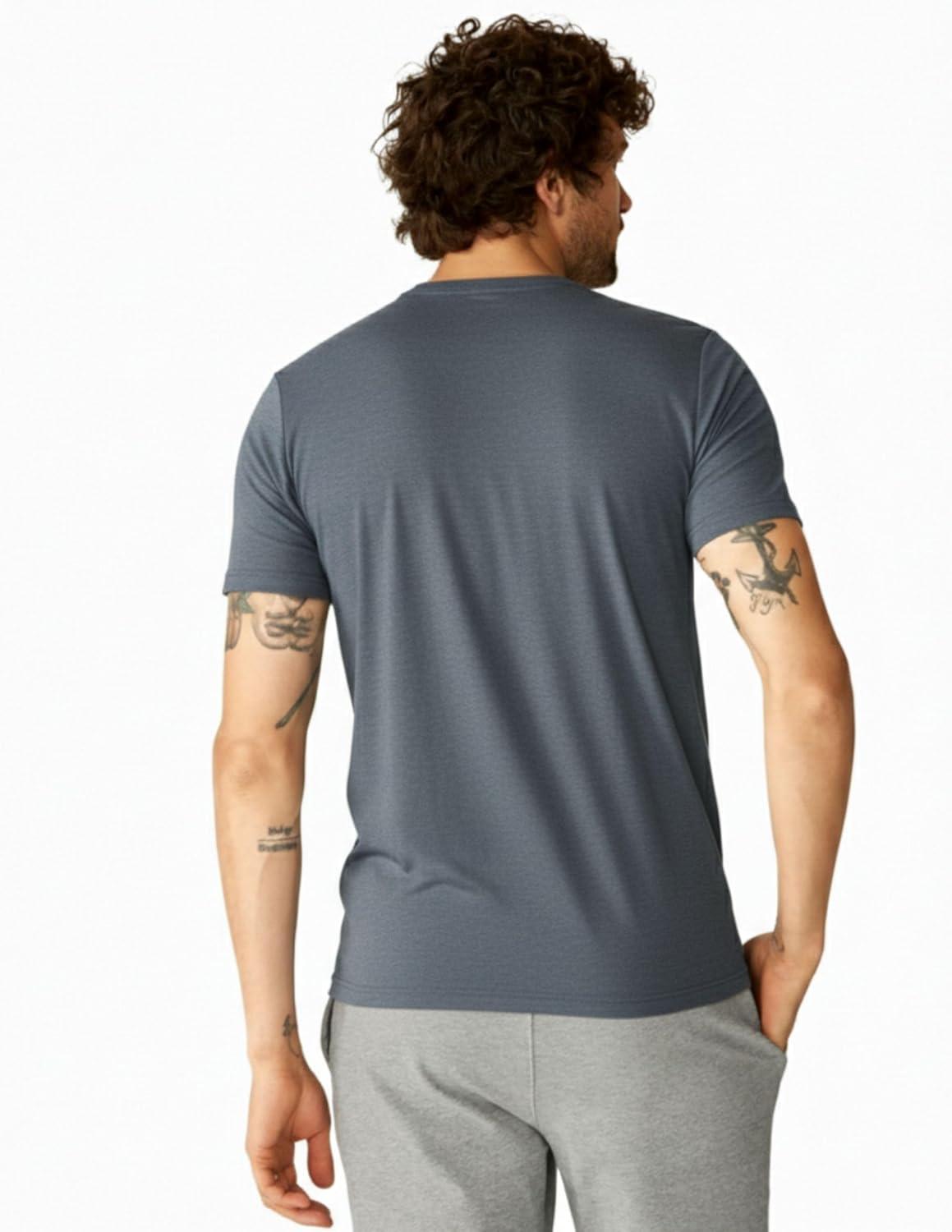 imageBeyond Yoga Mens Always Beyond Crew Tee 20Storm Heather