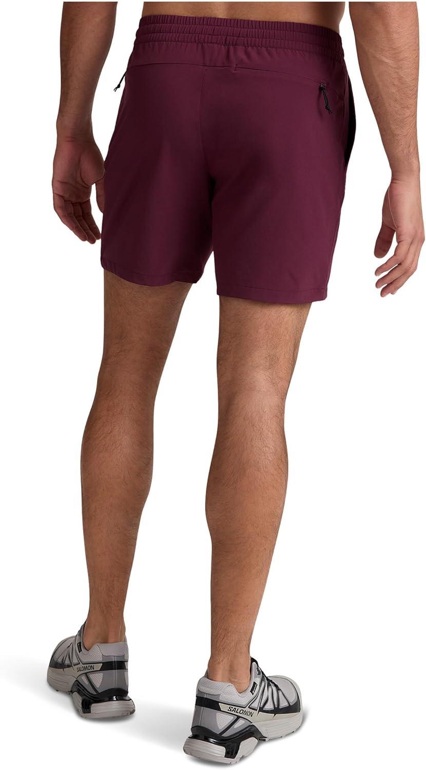 imageBeyond Yoga Mens Pivotal 20 Performance Shorts 7quotDeep Maroon