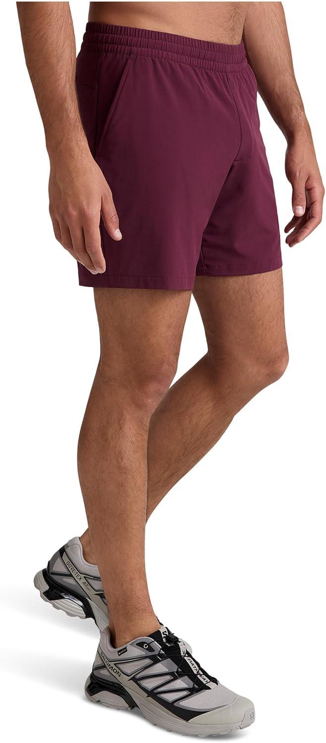 imageBeyond Yoga Mens Pivotal 20 Performance Shorts 7quotDeep Maroon