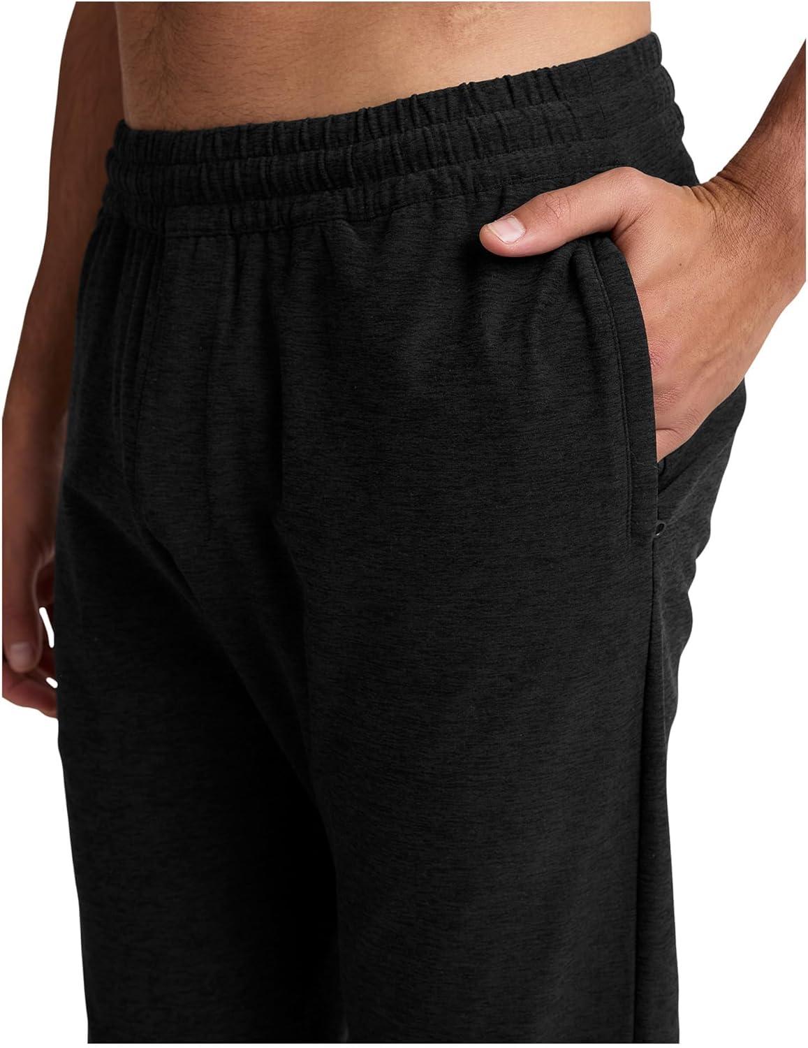 imageBeyond Yoga Mens Spacedye Freefit Zipper Pocket JoggersDarkest Night