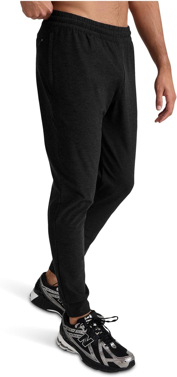imageBeyond Yoga Mens Spacedye Freefit Zipper Pocket JoggersDarkest Night
