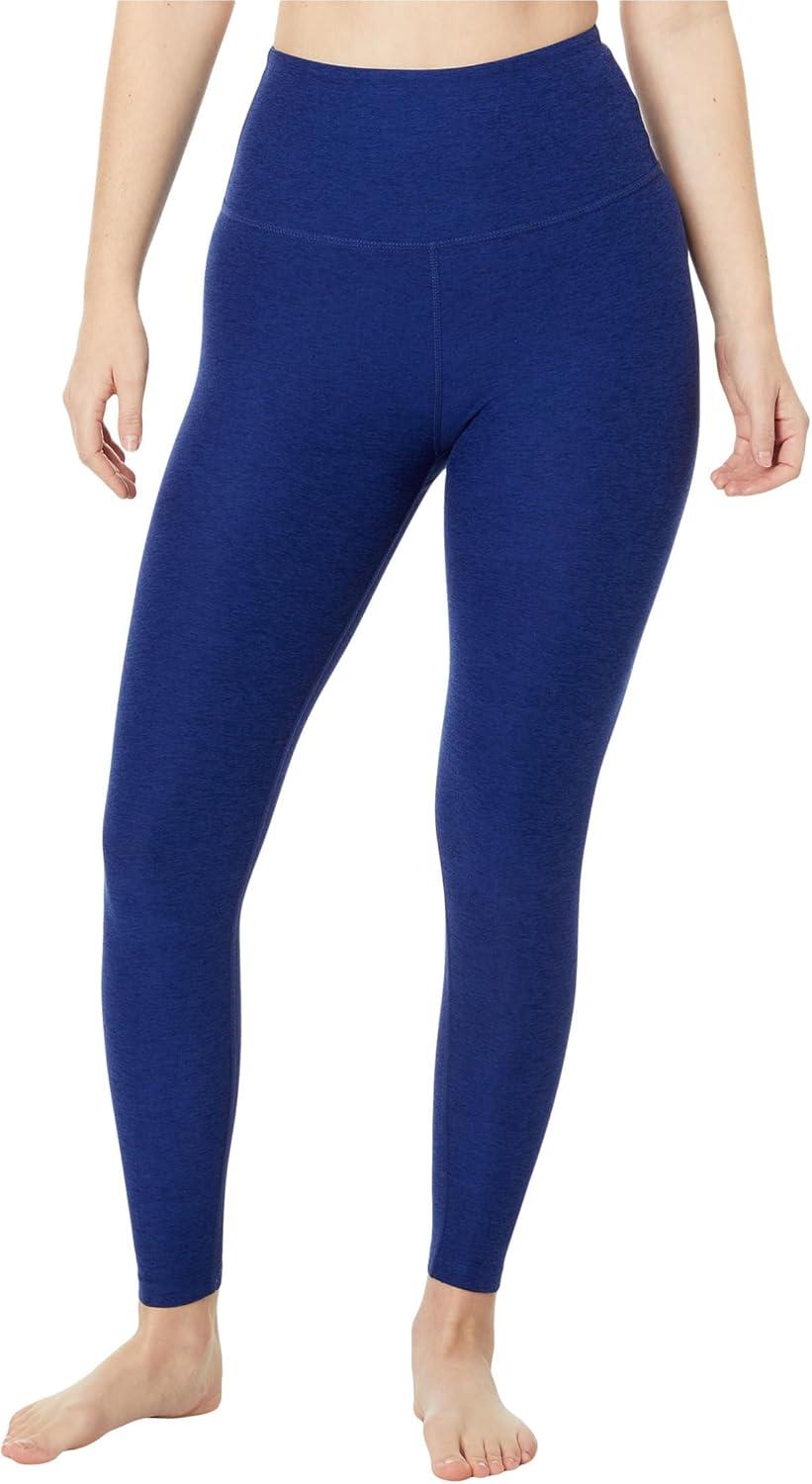 imageBeyond Yoga Spacedye Studio Cropped Womens Tank MoistureWicking Fabric FourWay StretchDeep Ocean Heather