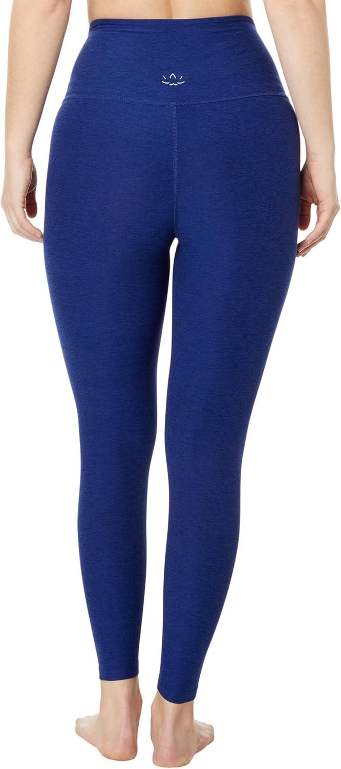 imageBeyond Yoga Spacedye Studio Cropped Womens Tank MoistureWicking Fabric FourWay StretchDeep Ocean Heather