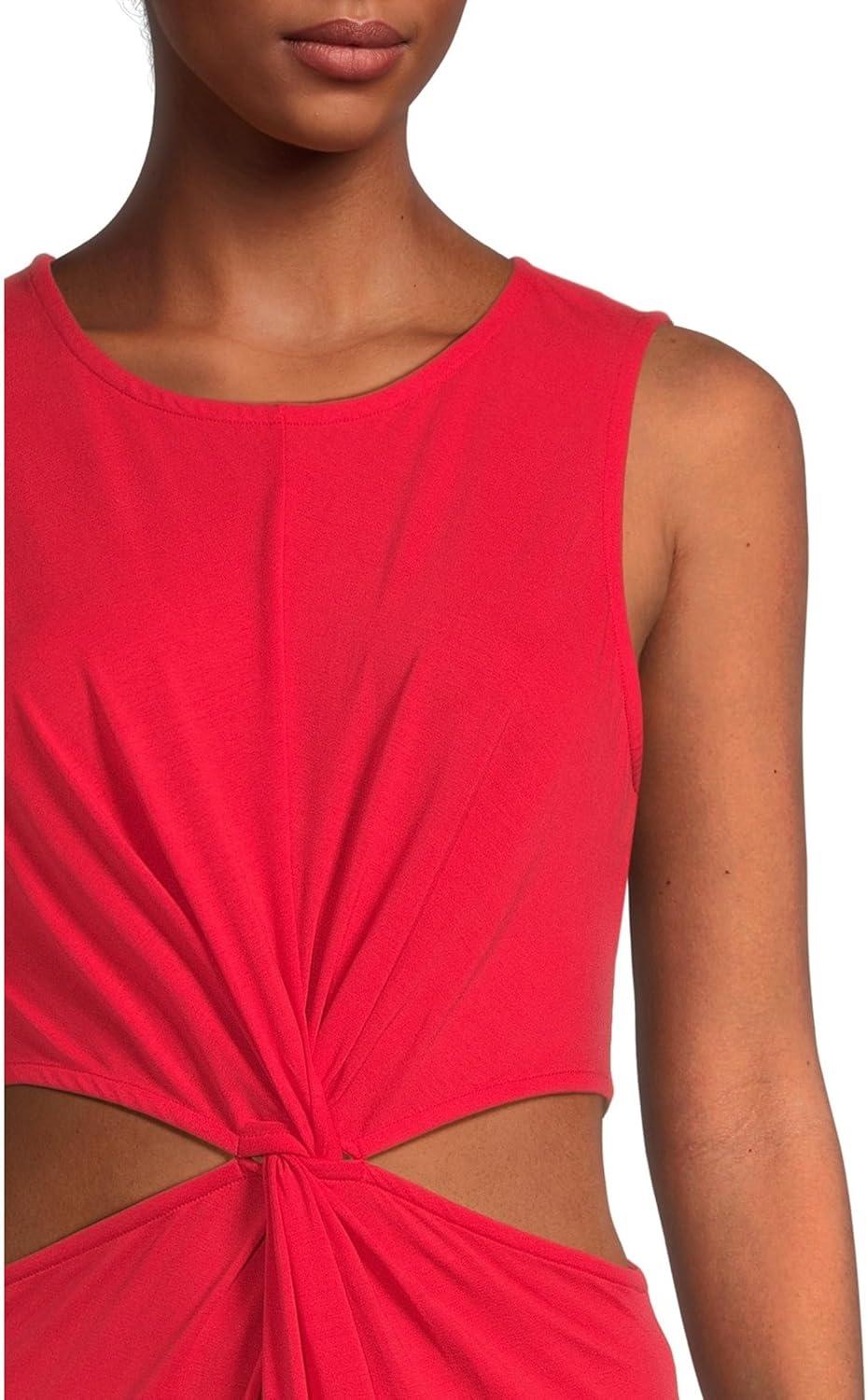 imageBeyond Yoga Womens Around The World Front Twist DressCandy Apple Red