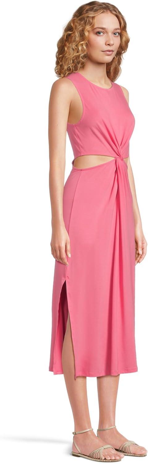 imageBeyond Yoga Womens Around The World Front Twist DressCarnation Pink