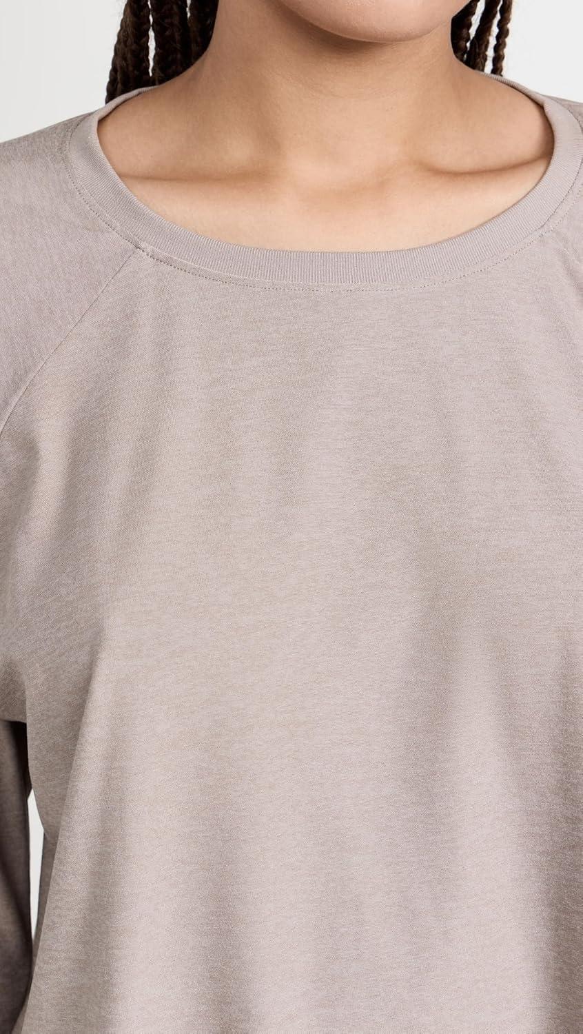 imageBeyond Yoga Womens Featherweight Daydreamer PulloverBirch Heather