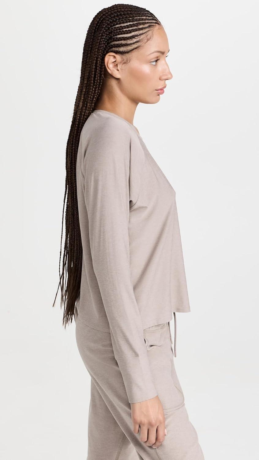 imageBeyond Yoga Womens Featherweight Daydreamer PulloverBirch Heather