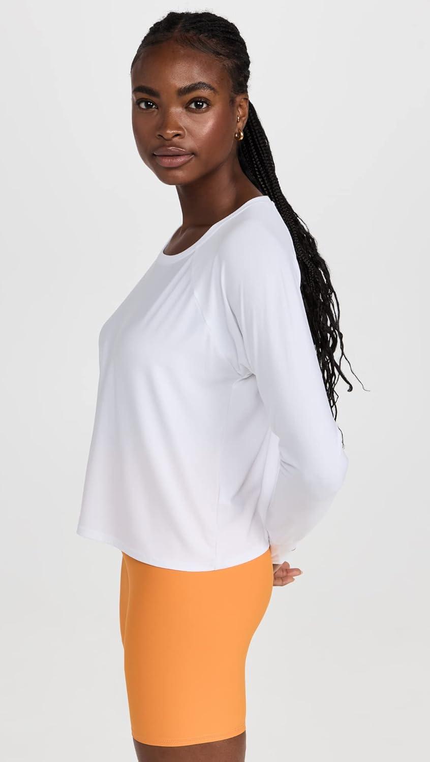 imageBeyond Yoga Womens Featherweight Daydreamer PulloverCloud White