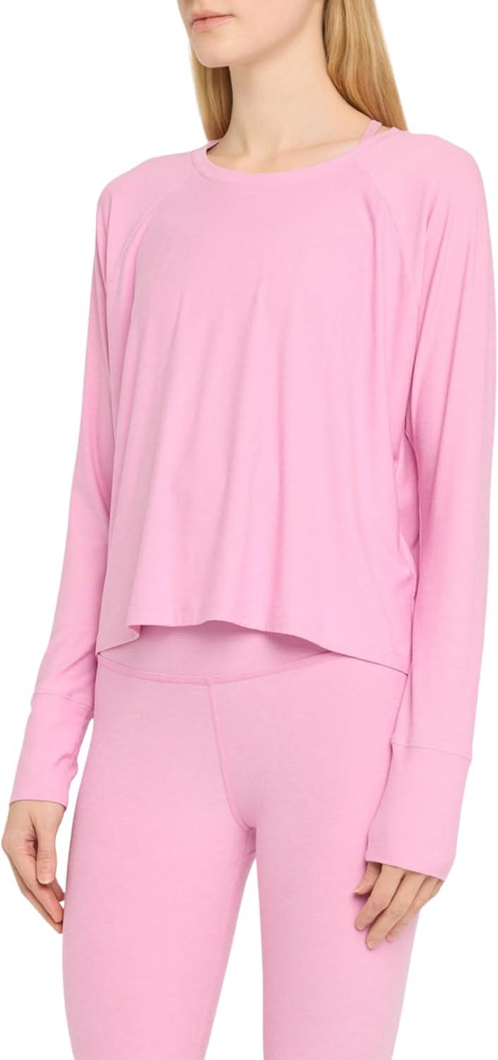 imageBeyond Yoga Womens Featherweight Daydreamer PulloverPink Haze Heather