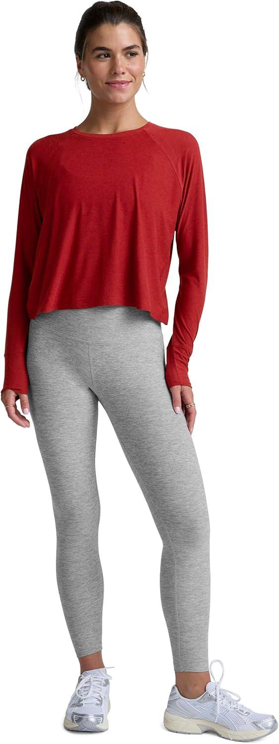 imageBeyond Yoga Womens Featherweight Daydreamer PulloverRuby Rush Heather