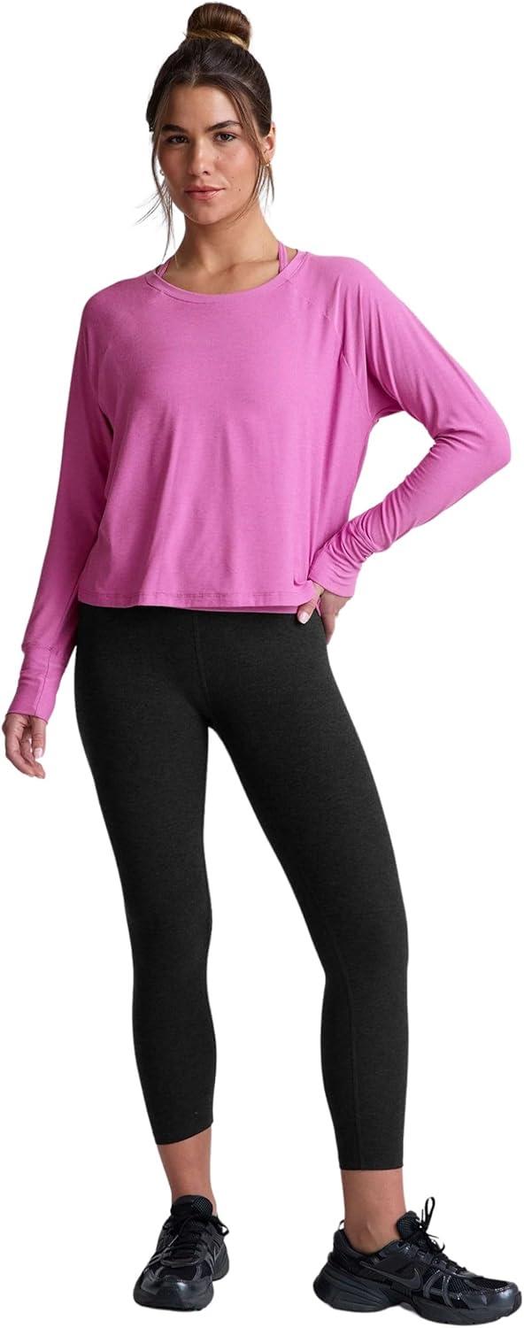 imageBeyond Yoga Womens Featherweight Daydreamer PulloverSunset Violet Heather