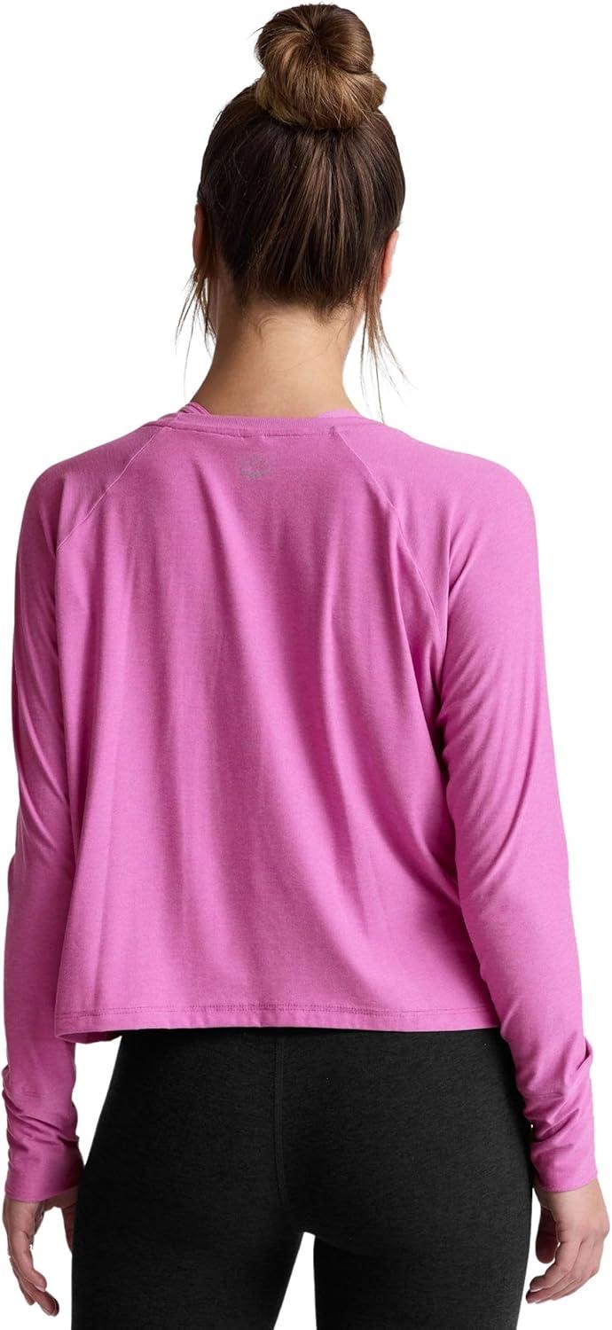 imageBeyond Yoga Womens Featherweight Daydreamer PulloverSunset Violet Heather