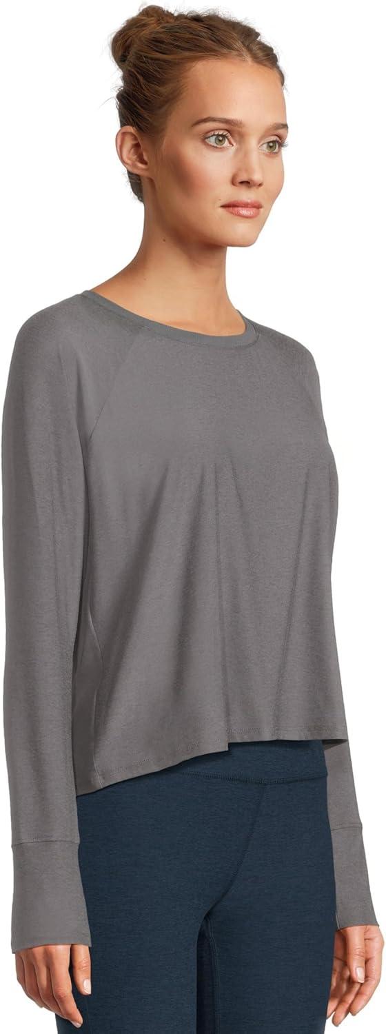 imageBeyond Yoga Womens Featherweight Daydreamer PulloverTrue Gray Heather