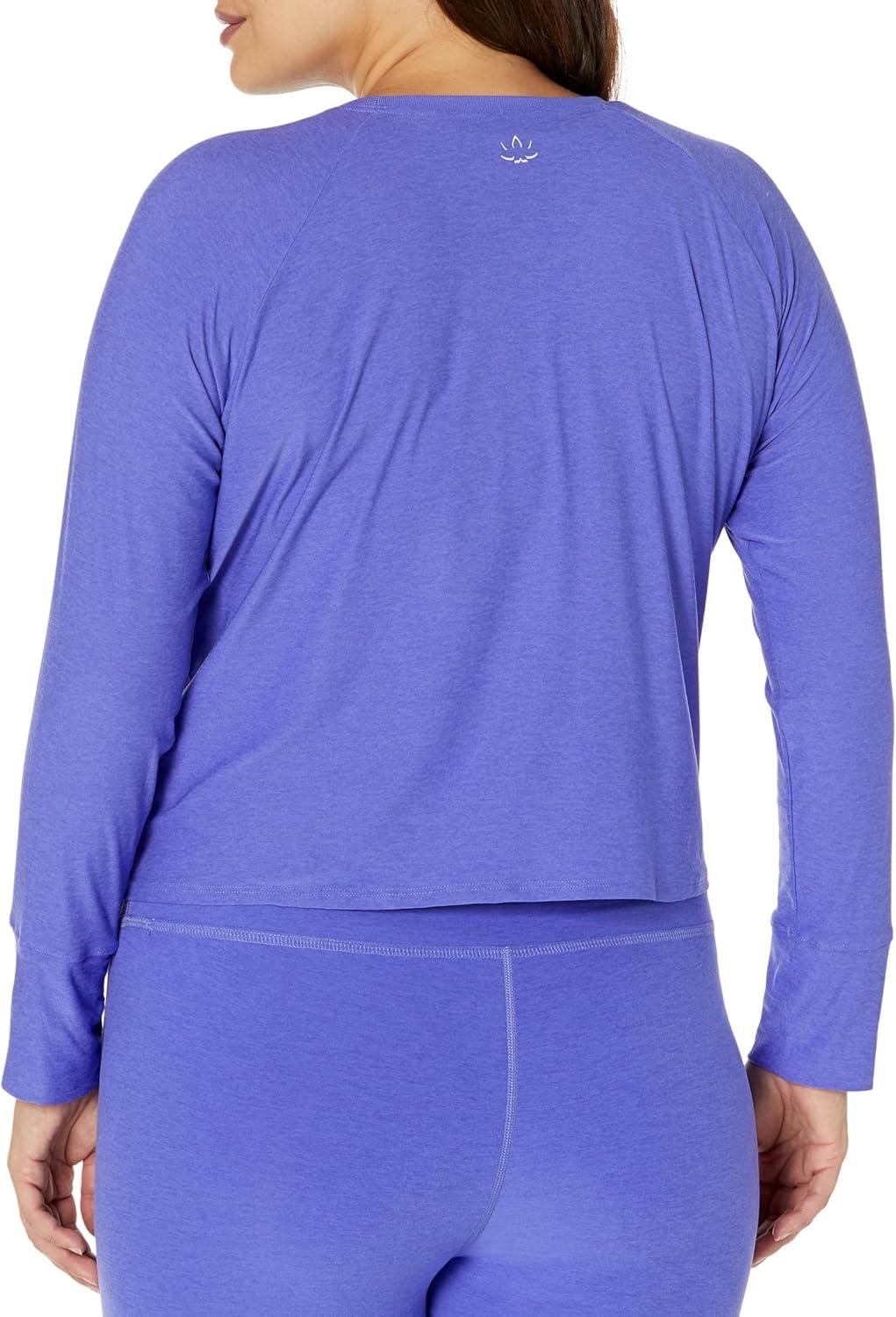 imageBeyond Yoga Womens Featherweight Daydreamer PulloverUltra Violet Heather