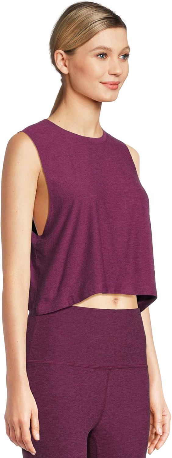 imageBeyond Yoga Womens Featherweight Minimal Cropped TankAubergineBeet