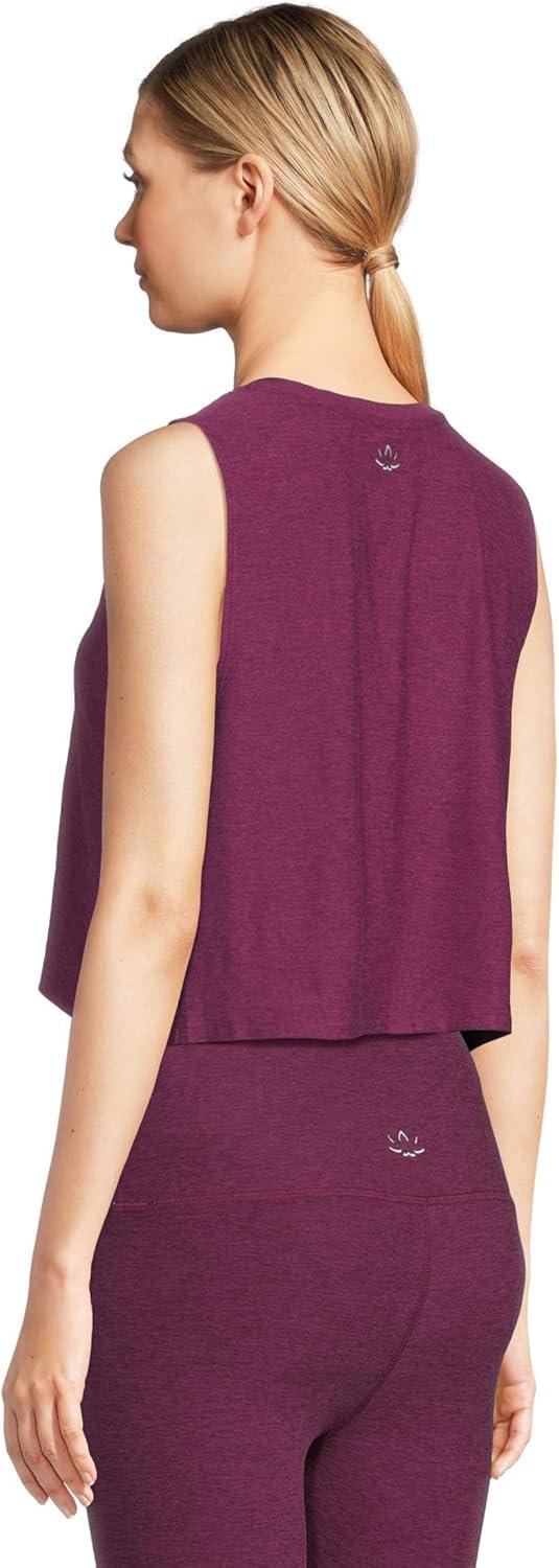 imageBeyond Yoga Womens Featherweight Minimal Cropped TankAubergineBeet