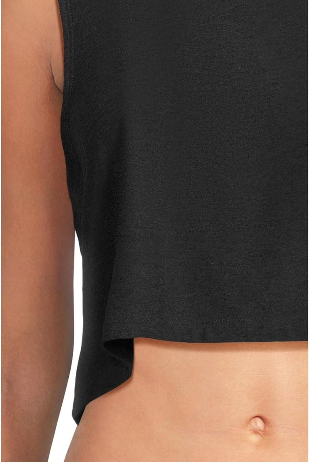 imageBeyond Yoga Womens Featherweight Minimal Cropped TankDarkest Night