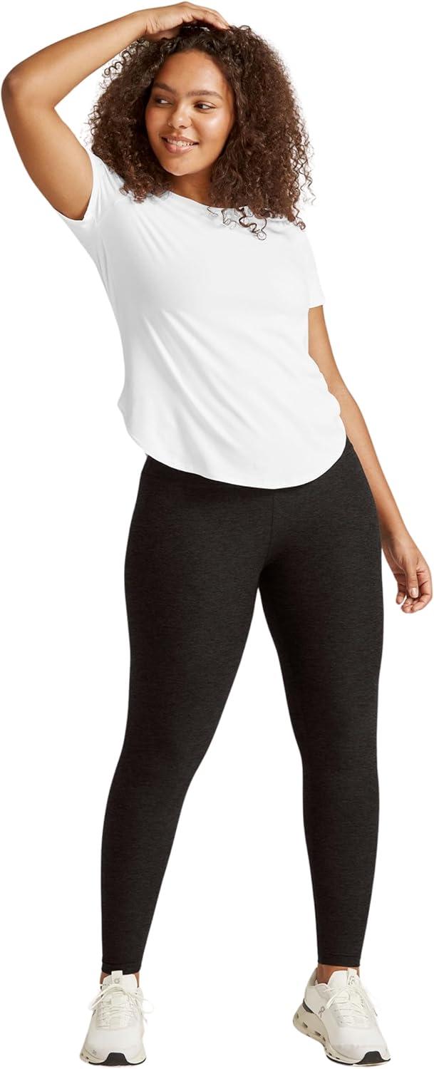 imageBeyond Yoga Womens Featherweight On The Down Low TeeCloud White