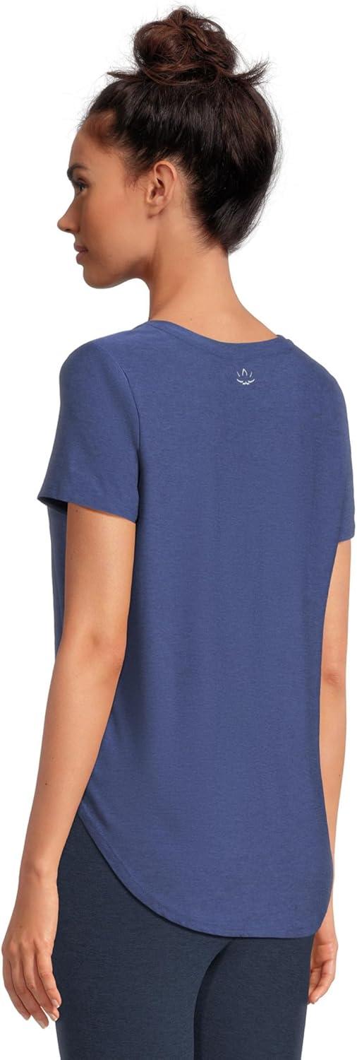 imageBeyond Yoga Womens Featherweight On The Down Low TeeEternal Blue Heather
