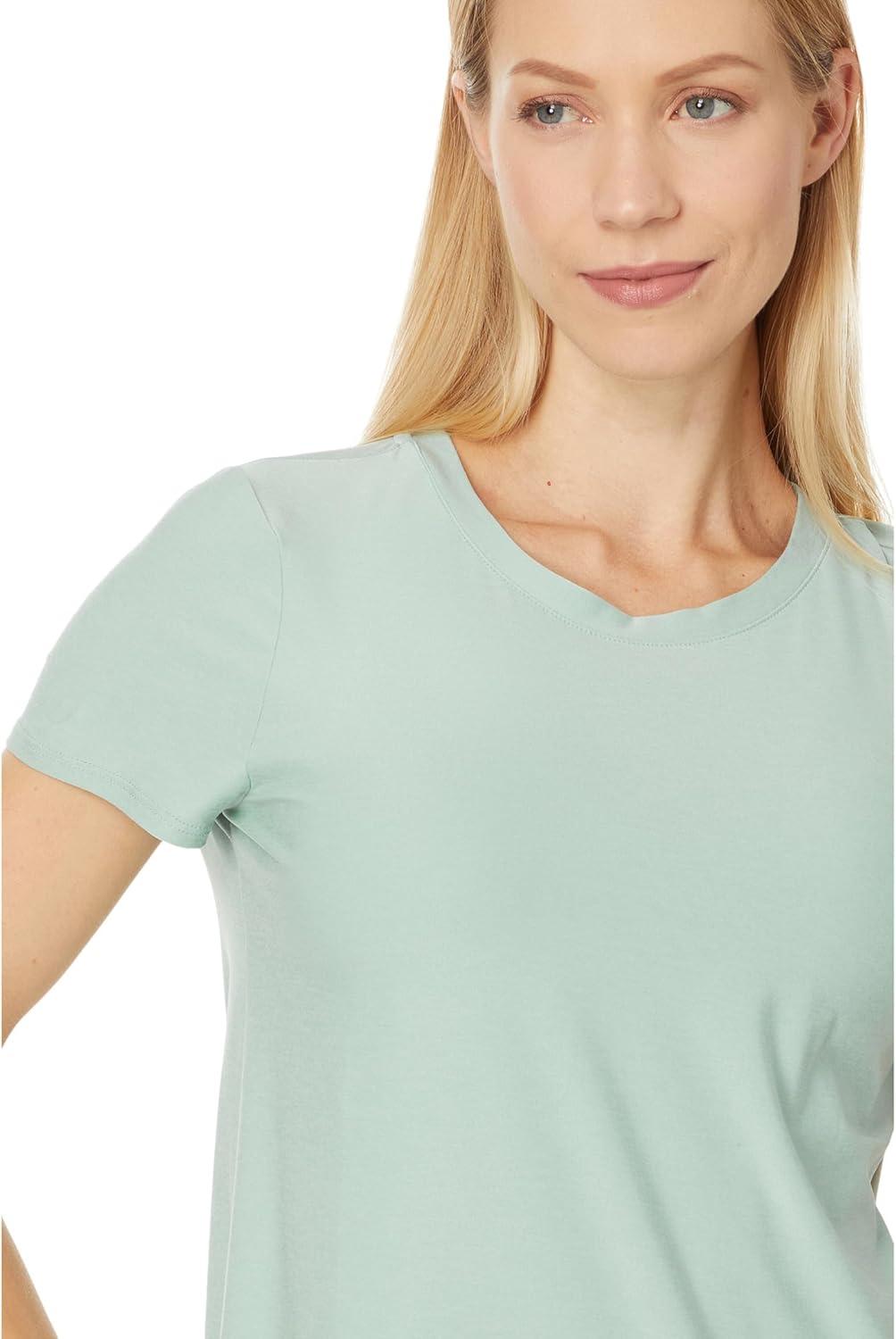 imageBeyond Yoga Womens Featherweight On The Down Low TeeMinty Slate Heather