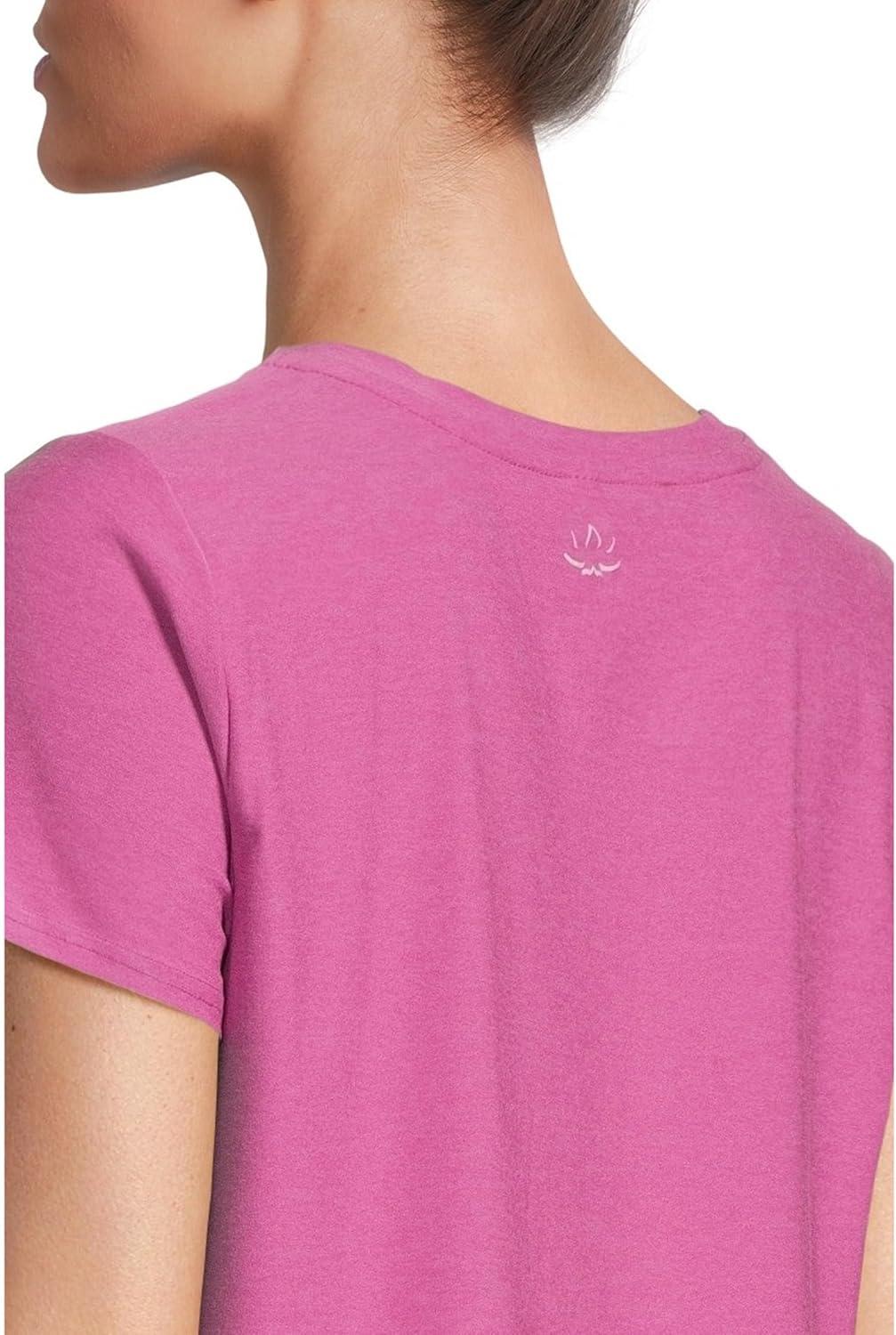 imageBeyond Yoga Womens Featherweight On The Down Low TeeSunset Violet Heather