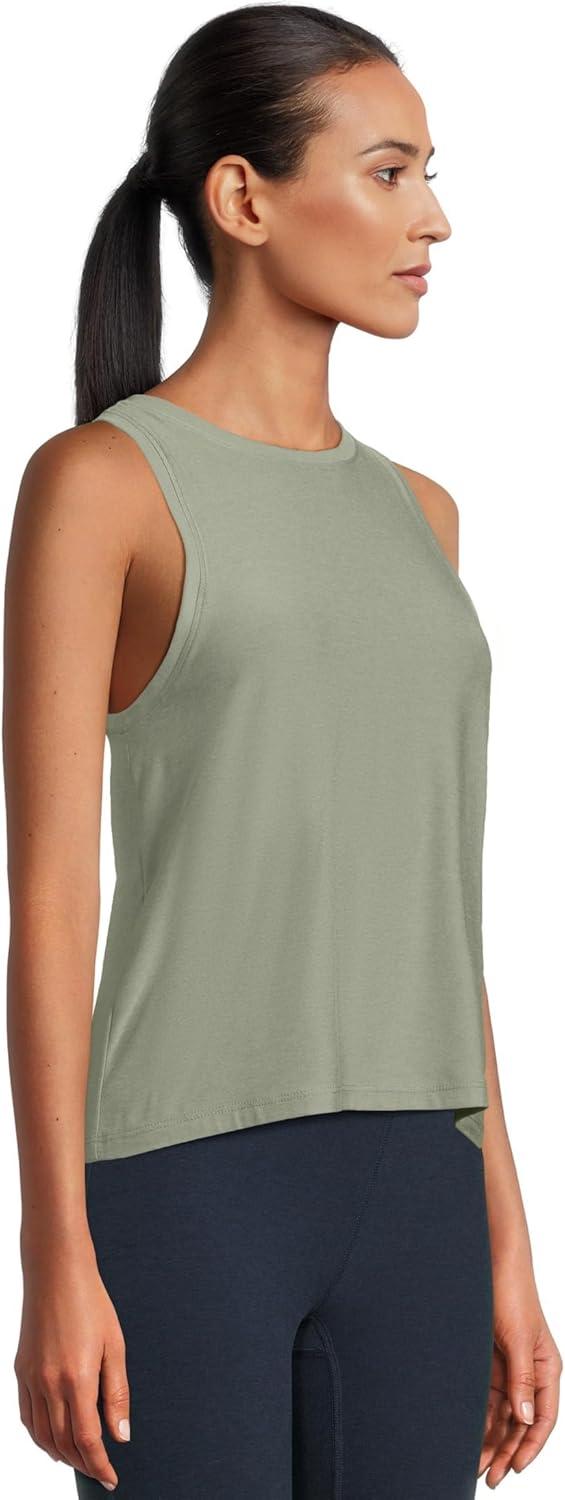 imageBeyond Yoga Womens Featherweight Rebalance Tank Grey Sage Heather XXSmall