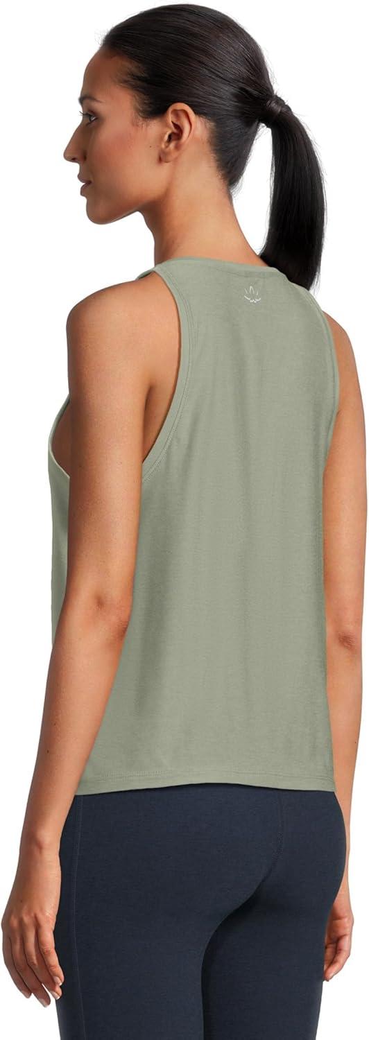 imageBeyond Yoga Womens Featherweight Rebalance Tank Grey Sage Heather XXSmall