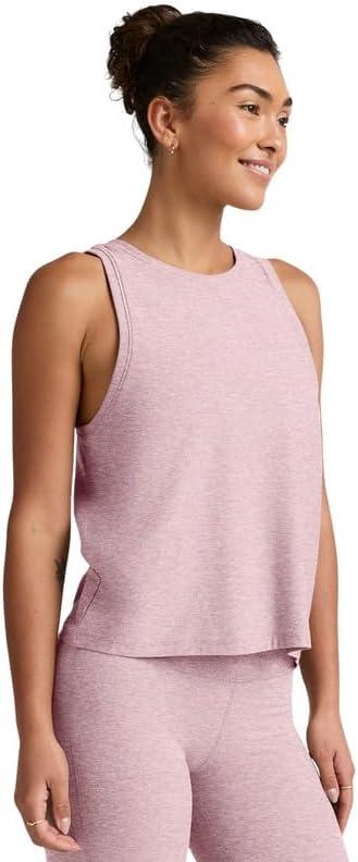 imageBeyond Yoga Womens Featherweight Rebalance TankBlush Blooms Heather