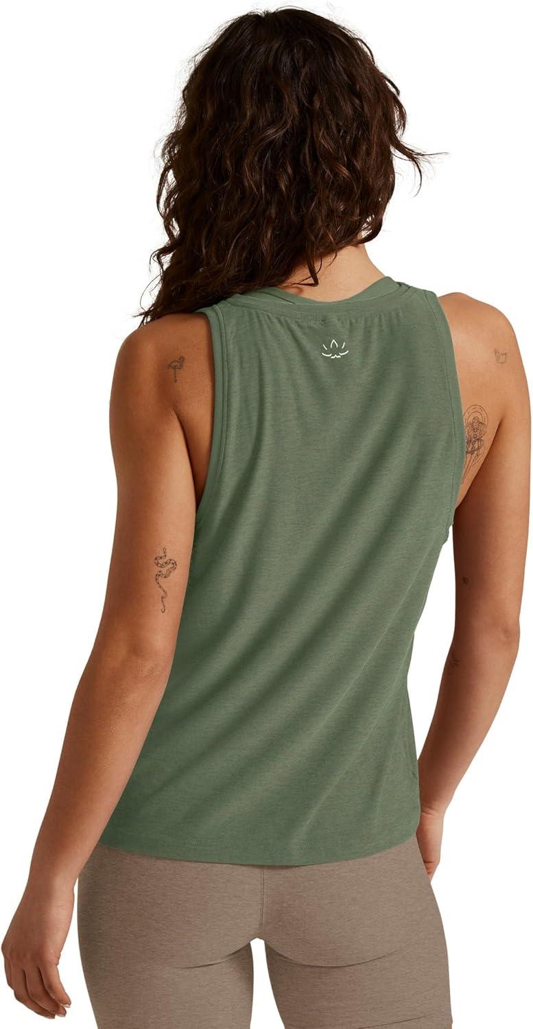 imageBeyond Yoga Womens Featherweight Rebalance TankMoss Green Heather