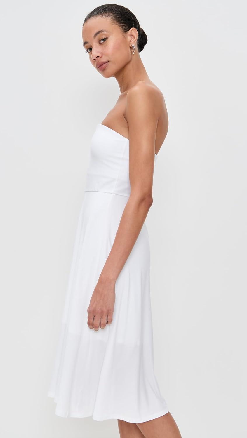 imageBeyond Yoga Womens Featherweight Strapless DressCloud White