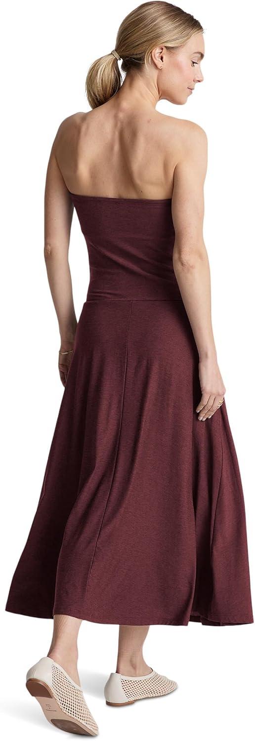 imageBeyond Yoga Womens Featherweight Strapless DressMidnight Burgundy Heather