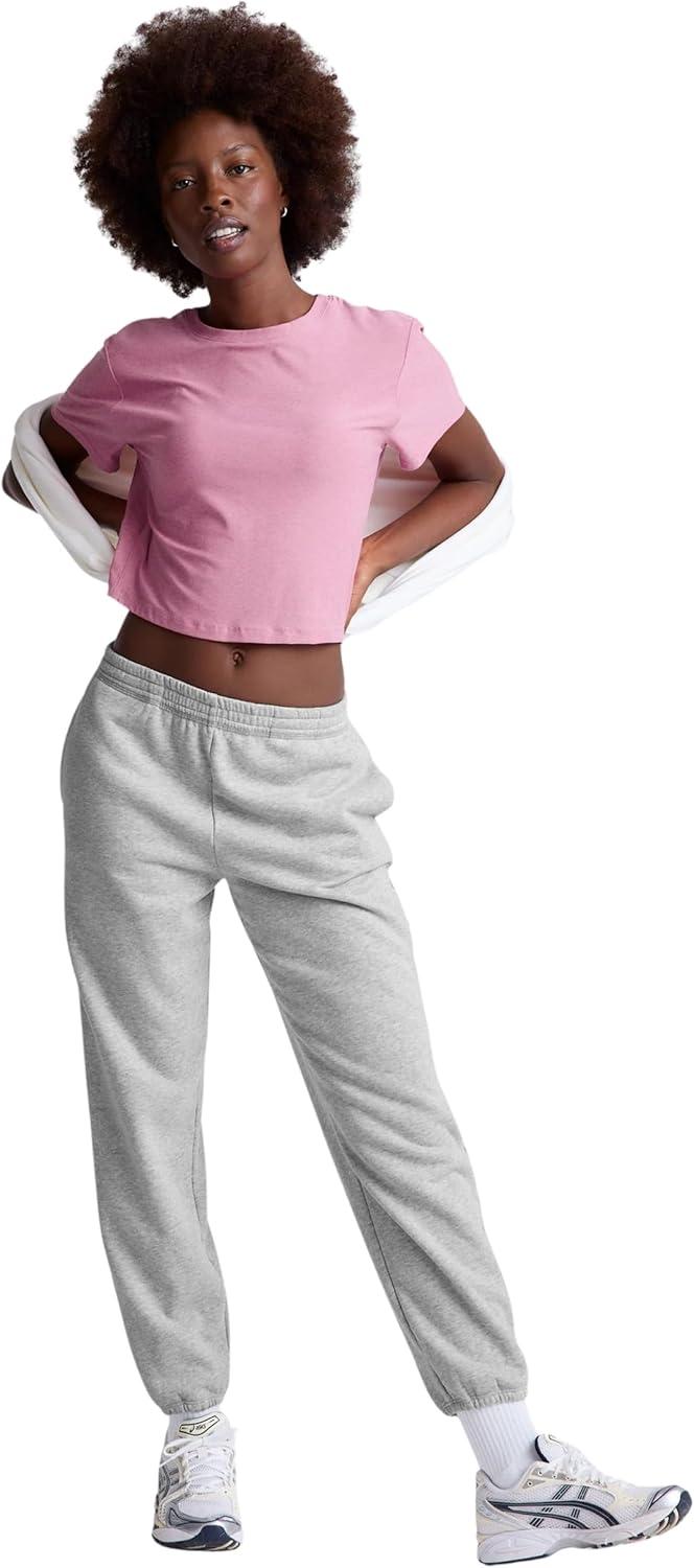 imageBeyond Yoga Womens Featherweight Supreme Cropped TeePink Haze Heather