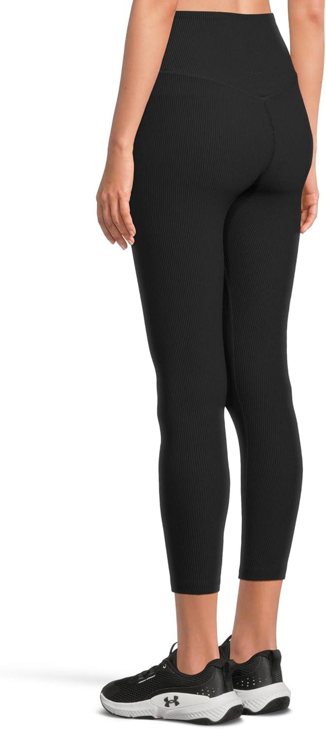 imageBeyond Yoga Womens Impulse Ribbed High Waisted Midi LeggingBlack Onyx