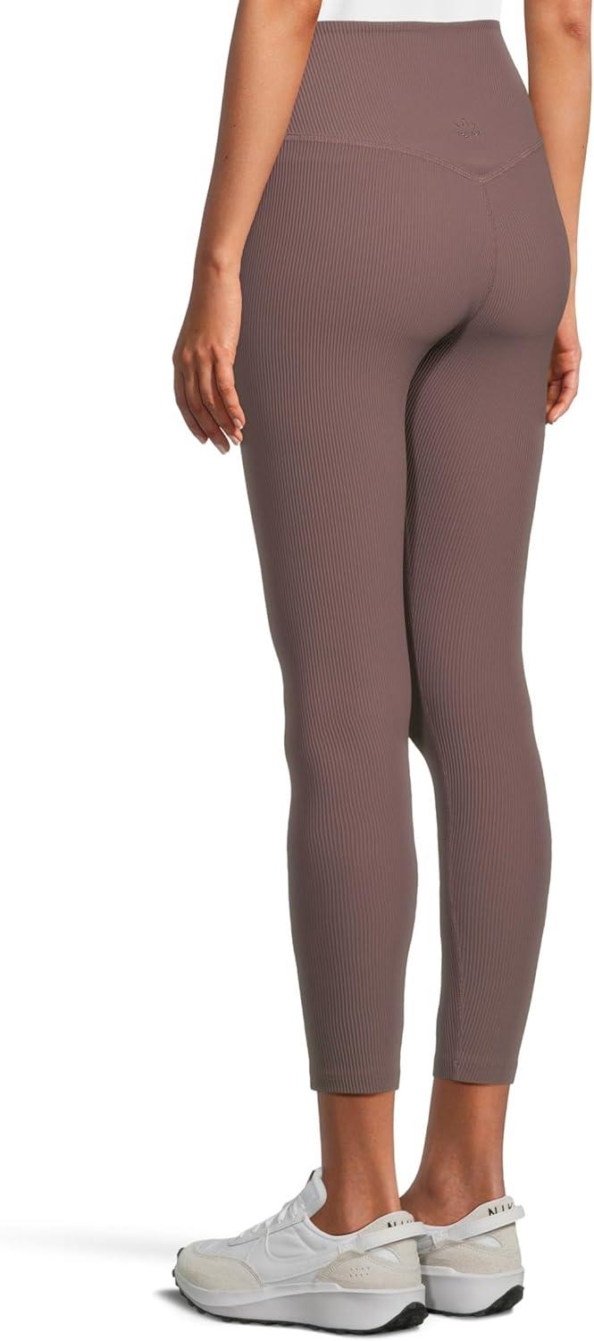 imageBeyond Yoga Womens Impulse Ribbed High Waisted Midi LeggingWoodland