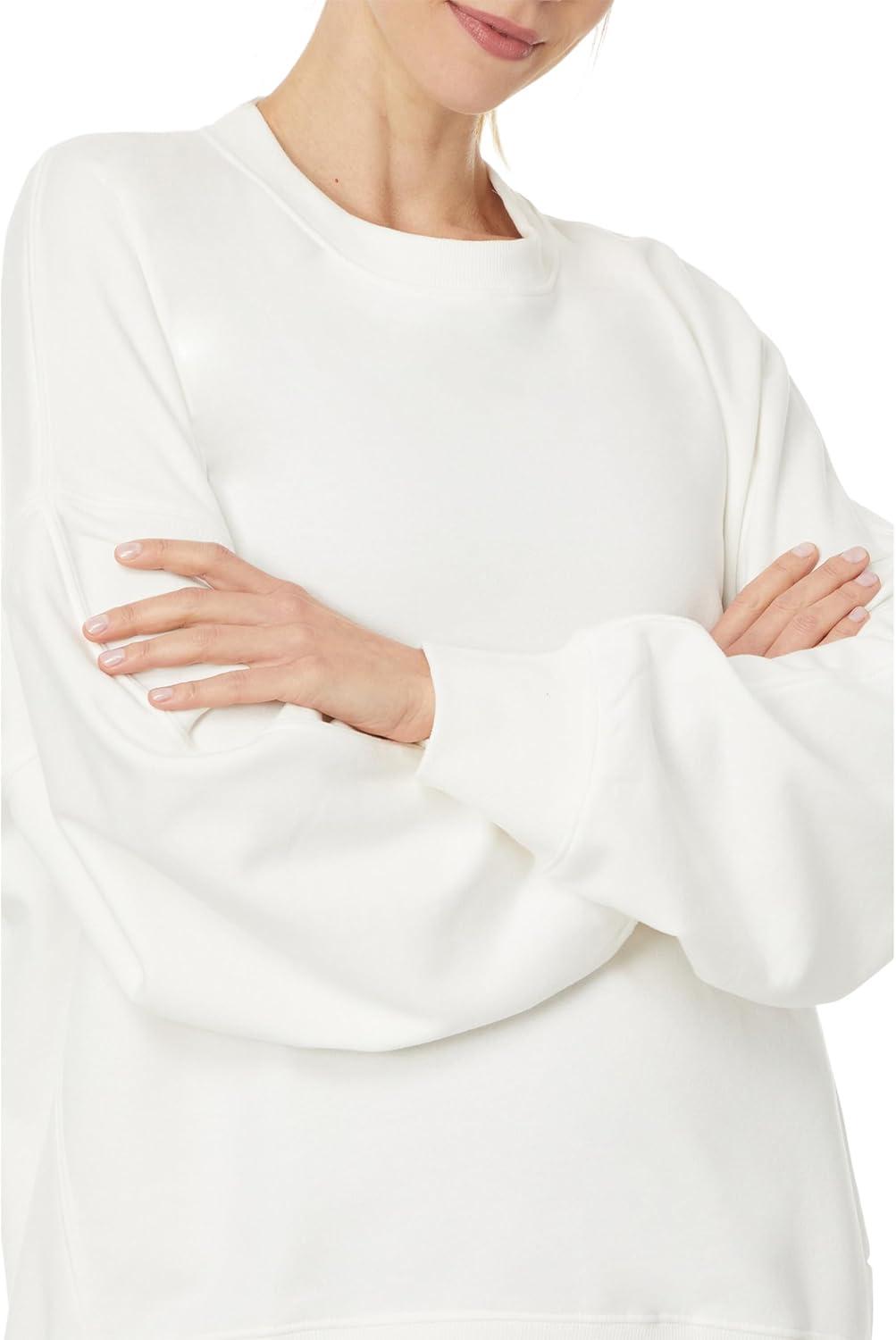 imageBeyond Yoga Womens LuxeFleece Oversized SweatshirtFresh Snow