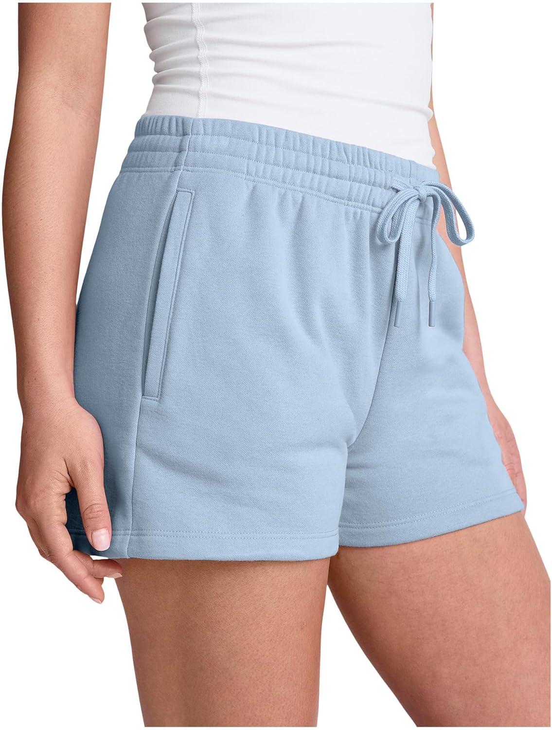 imageBeyond Yoga Womens Luxefleece 35quot Sweat ShortsBlue Zen