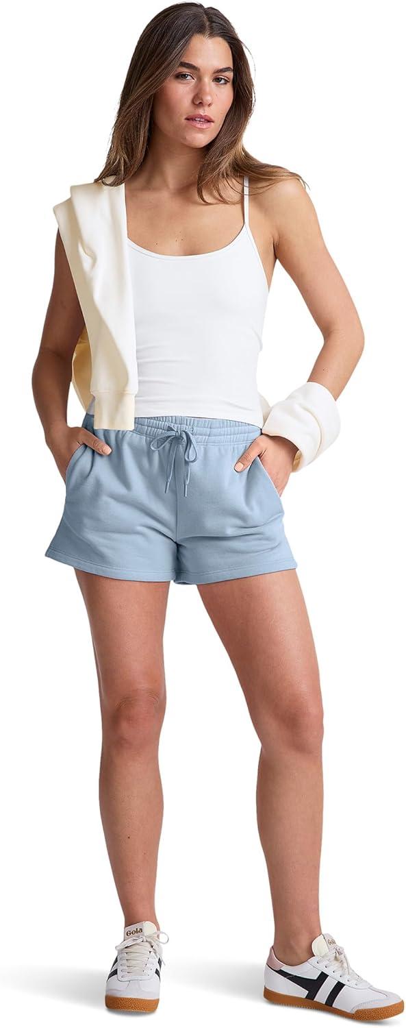 imageBeyond Yoga Womens Luxefleece 35quot Sweat ShortsBlue Zen