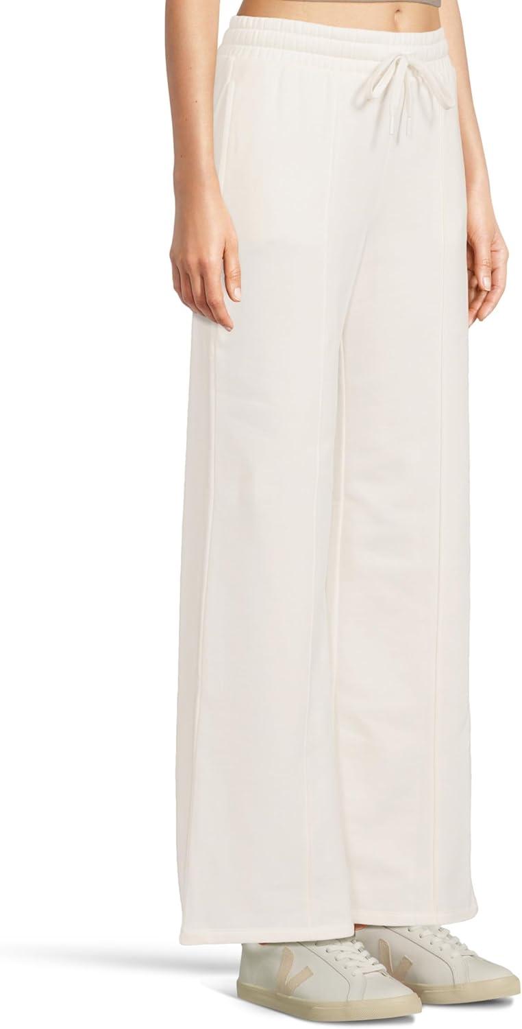imageBeyond Yoga Womens Luxefleece Pintuck Wide Leg PantsFresh Snow