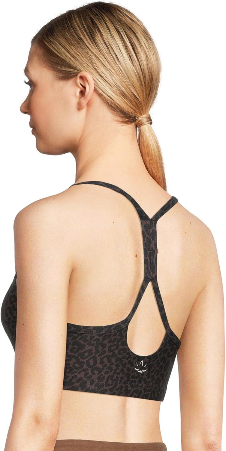 imageBeyond Yoga Womens Softmark Slim Racerback BraEspresso Leopard