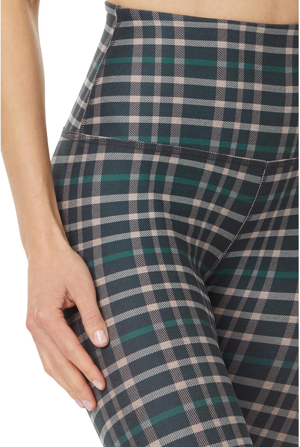 imageBeyond Yoga Womens Spacedye Caught in The Midi HW LeggingsPreppy Plaid