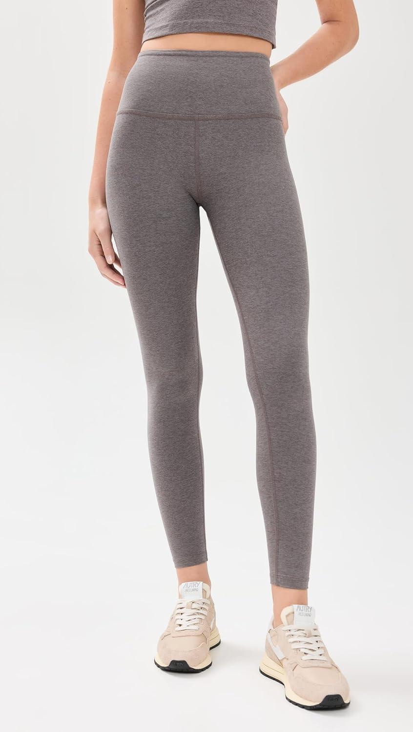 imageBeyond Yoga Womens Spacedye Caught in The Midi HW LeggingsSoft Umber Heather