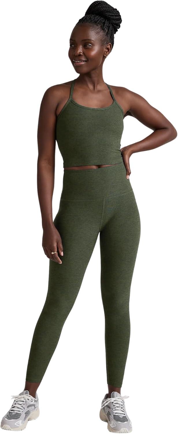imageBeyond Yoga Womens Spacedye Caught in The Midi High Waisted LeggingBeyond Olive Heather