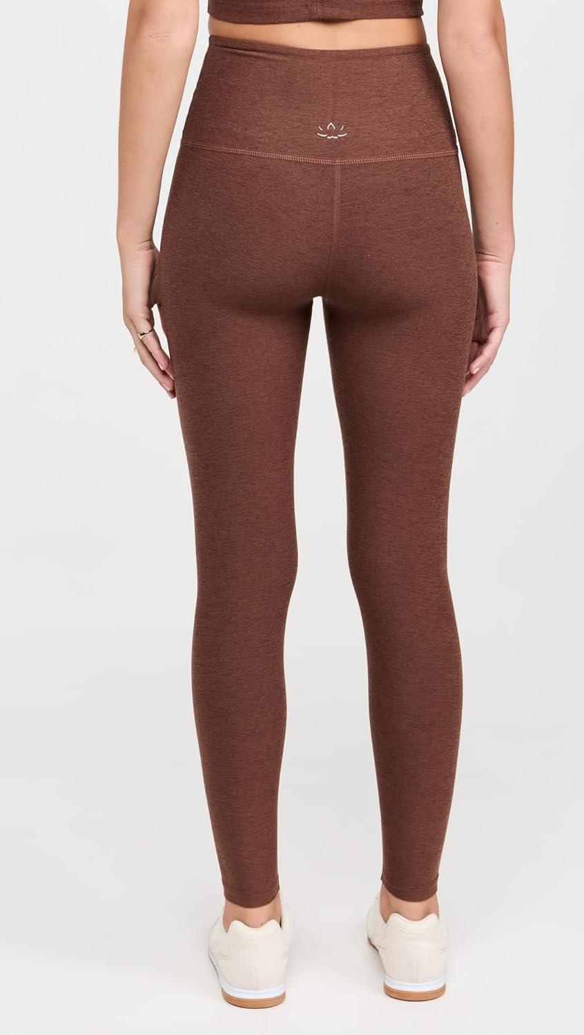 imageBeyond Yoga Womens Spacedye Caught in The Midi High Waisted LeggingBold Mocha Heather