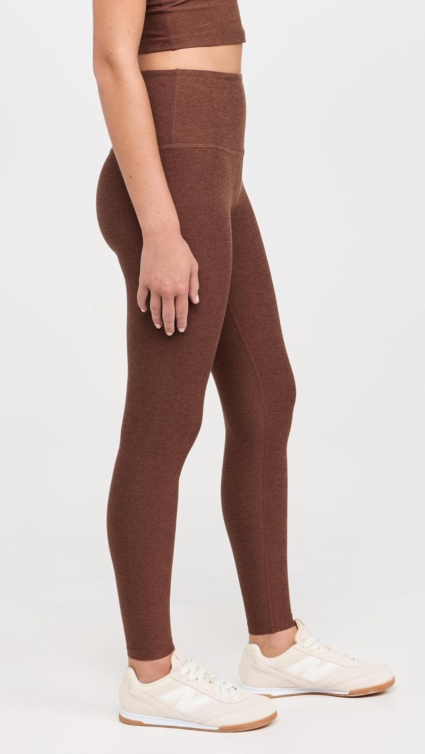 imageBeyond Yoga Womens Spacedye Caught in The Midi High Waisted LeggingBold Mocha Heather