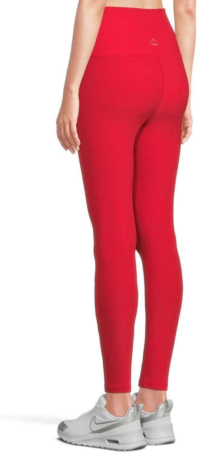 imageBeyond Yoga Womens Spacedye Caught in The Midi High Waisted LeggingCandy Apple Red Heather