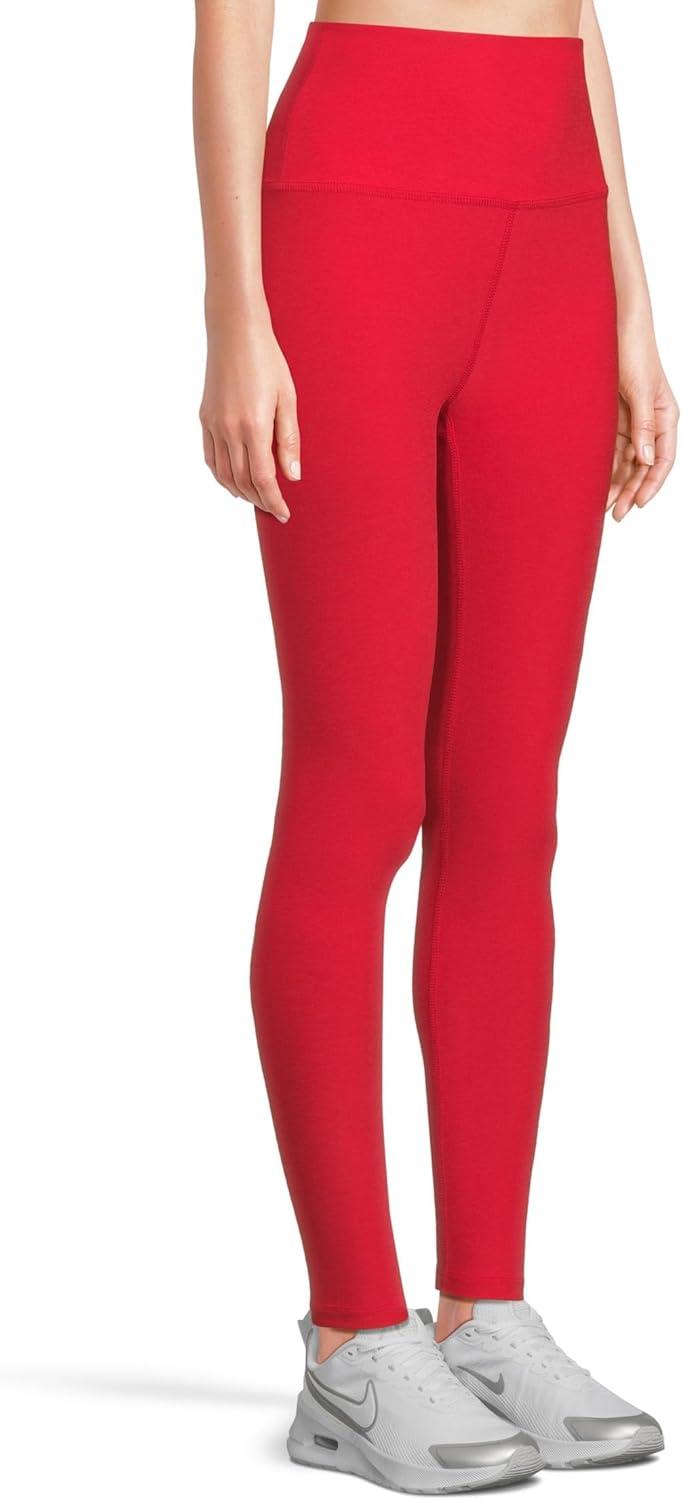 imageBeyond Yoga Womens Spacedye Caught in The Midi High Waisted LeggingCandy Apple Red Heather