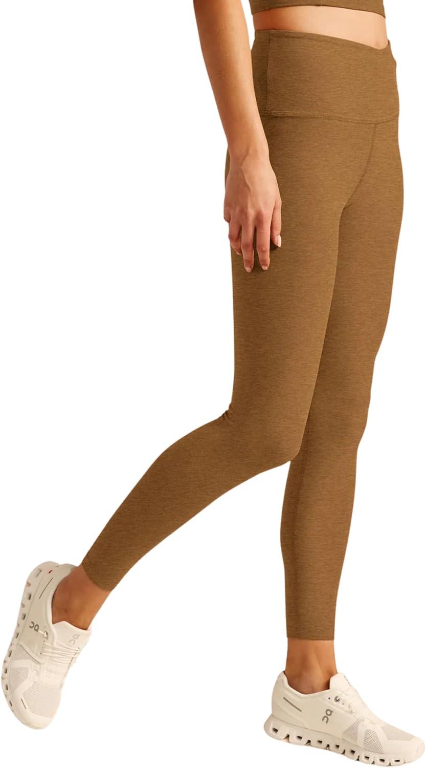 imageBeyond Yoga Womens Spacedye Caught in The Midi High Waisted LeggingCarmel Toffee Heather