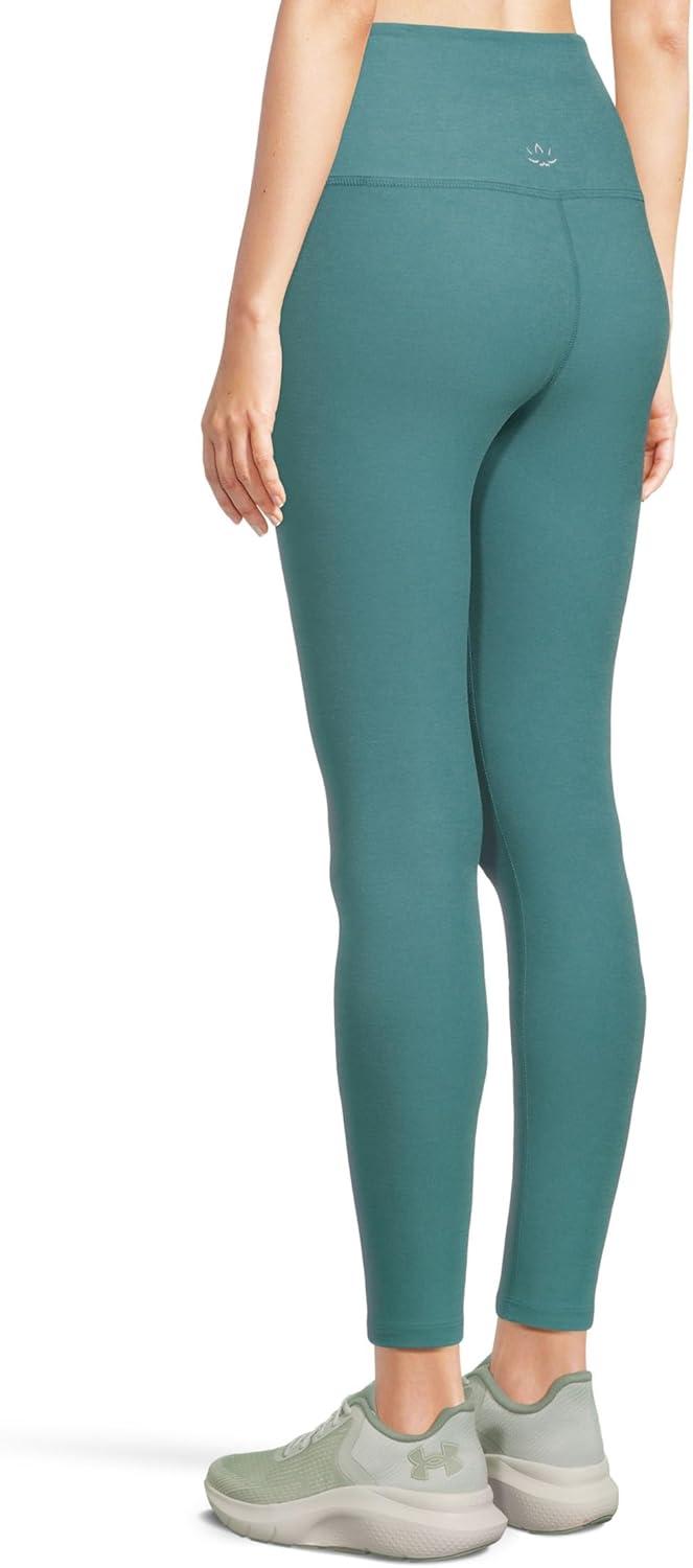 imageBeyond Yoga Womens Spacedye Caught in The Midi High Waisted LeggingDeep Aqua Heather