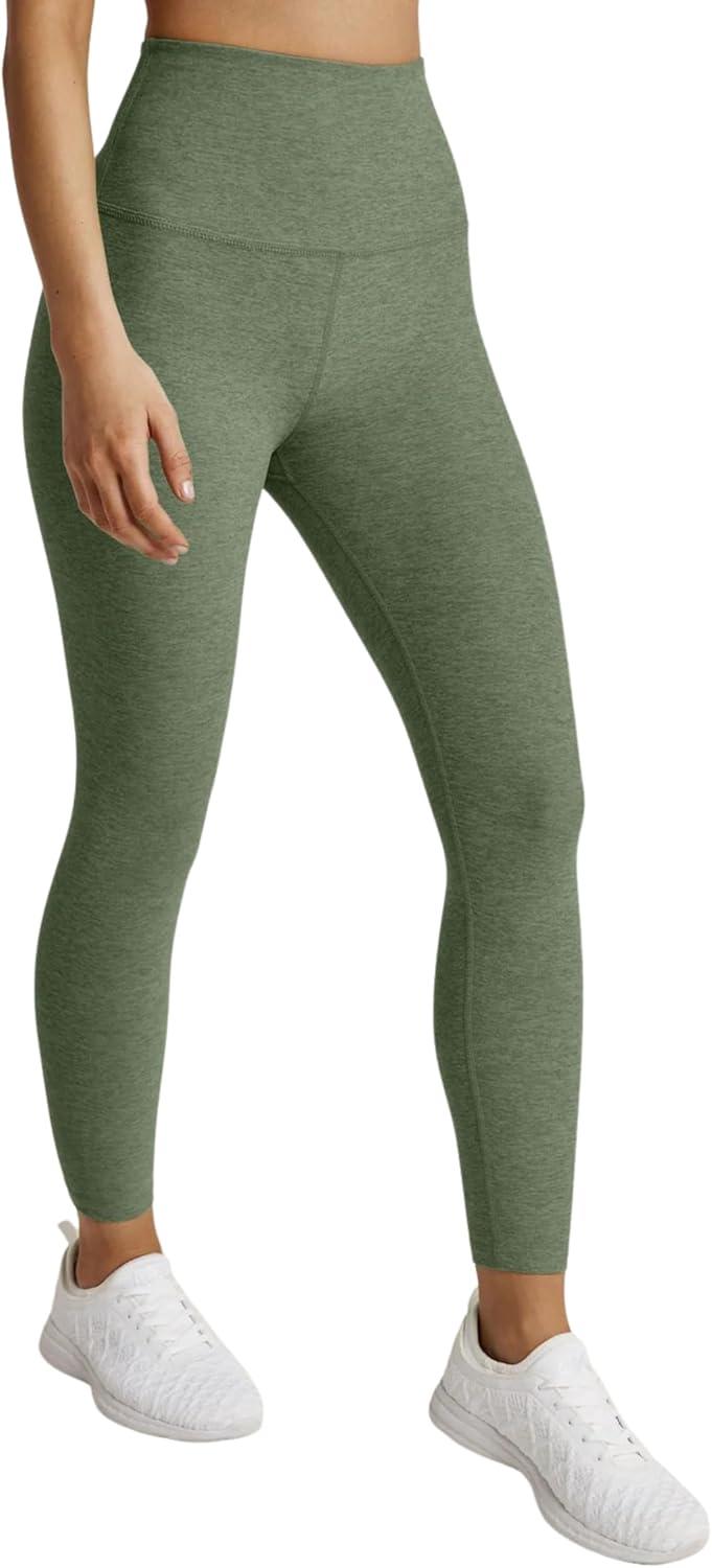 imageBeyond Yoga Womens Spacedye Caught in The Midi High Waisted LeggingDeep Moss Heather