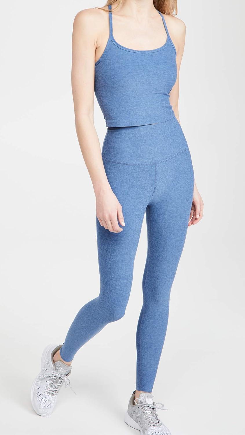 imageBeyond Yoga Womens Spacedye Caught in The Midi High Waisted LeggingDenim Blue